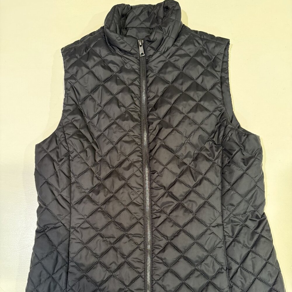 Banana Republic slim puffer vest (petite)